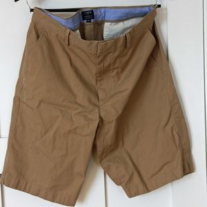J. Crew Khaki Flat Front Men's Shorts